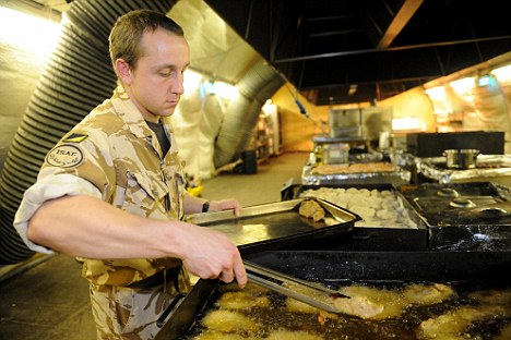 A British Army chef