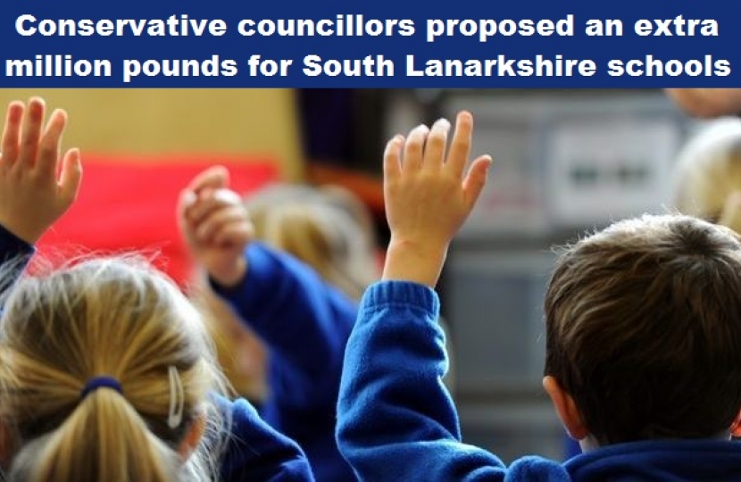 South Lanarkshire Conservatives would give more money to schools
