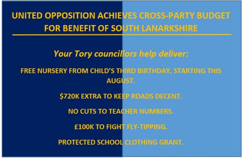 Conservatives South Lanarkshire budget