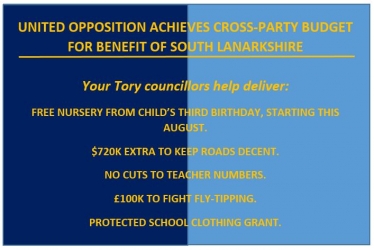 Conservatives South Lanarkshire budget